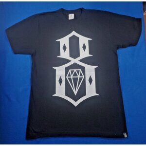 Rebel 8 Black T-Shirt Men's Size Medium NWOT San Francisco Tattoos Skating USA